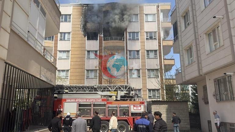 Şanlıurfa’da apartman yangını Mahsur kalanlar son anda kurtarıldı