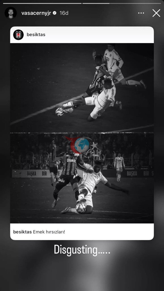 Beşiktaşlı Cerny’den hakem kararına sert tepki: İğrenç... - Resim: 0