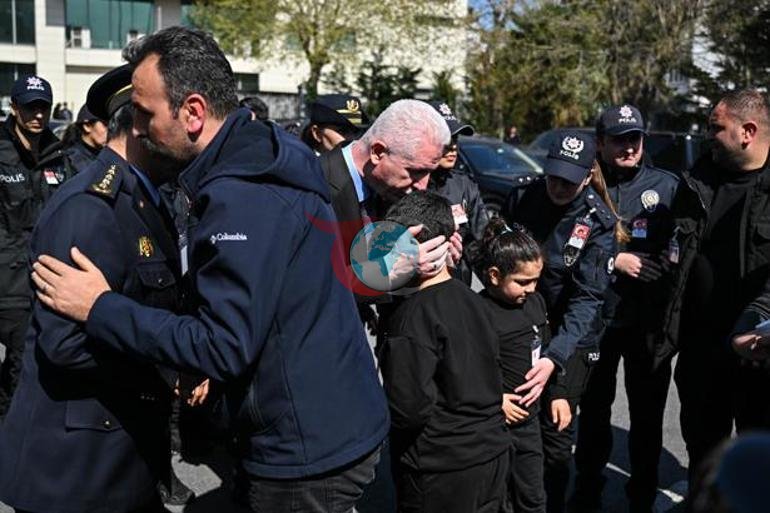 İstanbulda trafik kazasında şehit olan polis Seçkin Yalçın son yolculuğuna uğurlandı