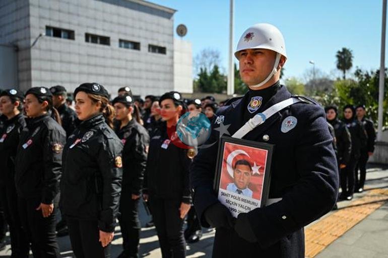 İstanbulda trafik kazasında şehit olan polis Seçkin Yalçın son yolculuğuna uğurlandı