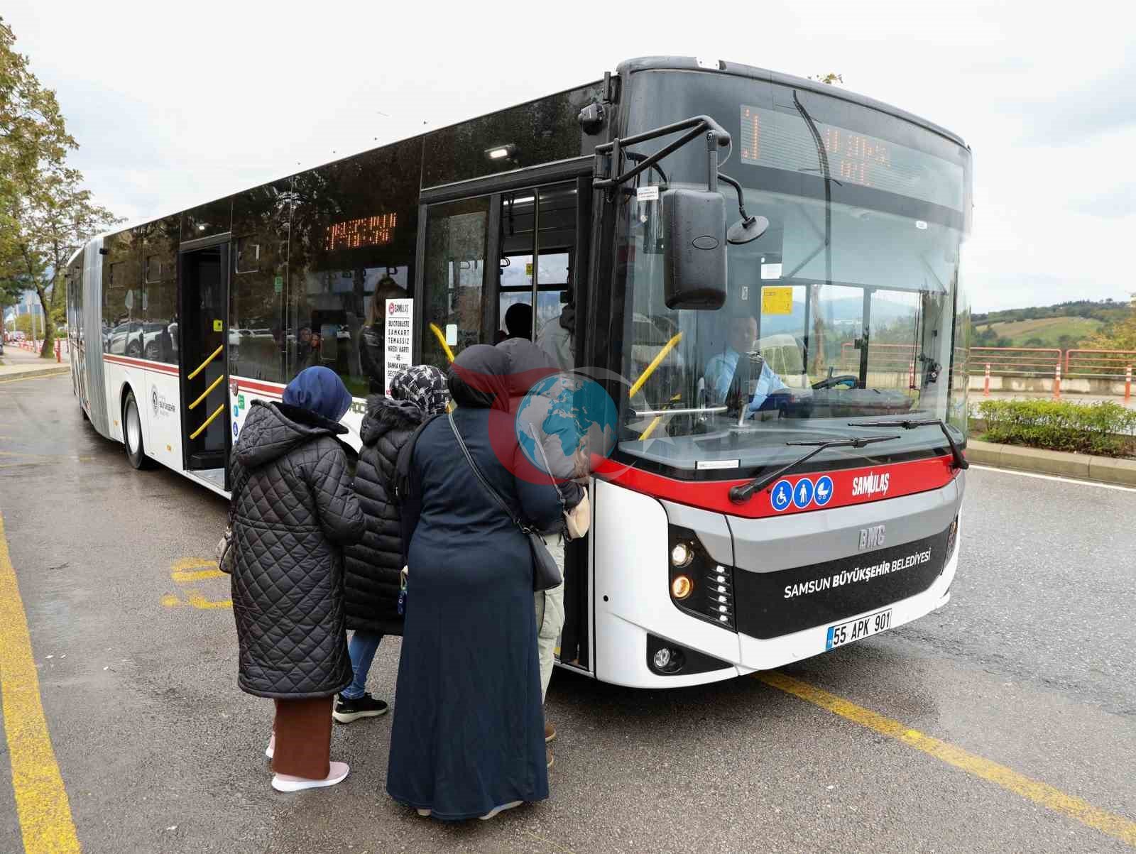 Samsun'da Toplu Taşımada Yolcu Sayısı Rekor Seviyelere Ulaştı