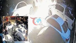 100 milyonluk araçları yaktılar