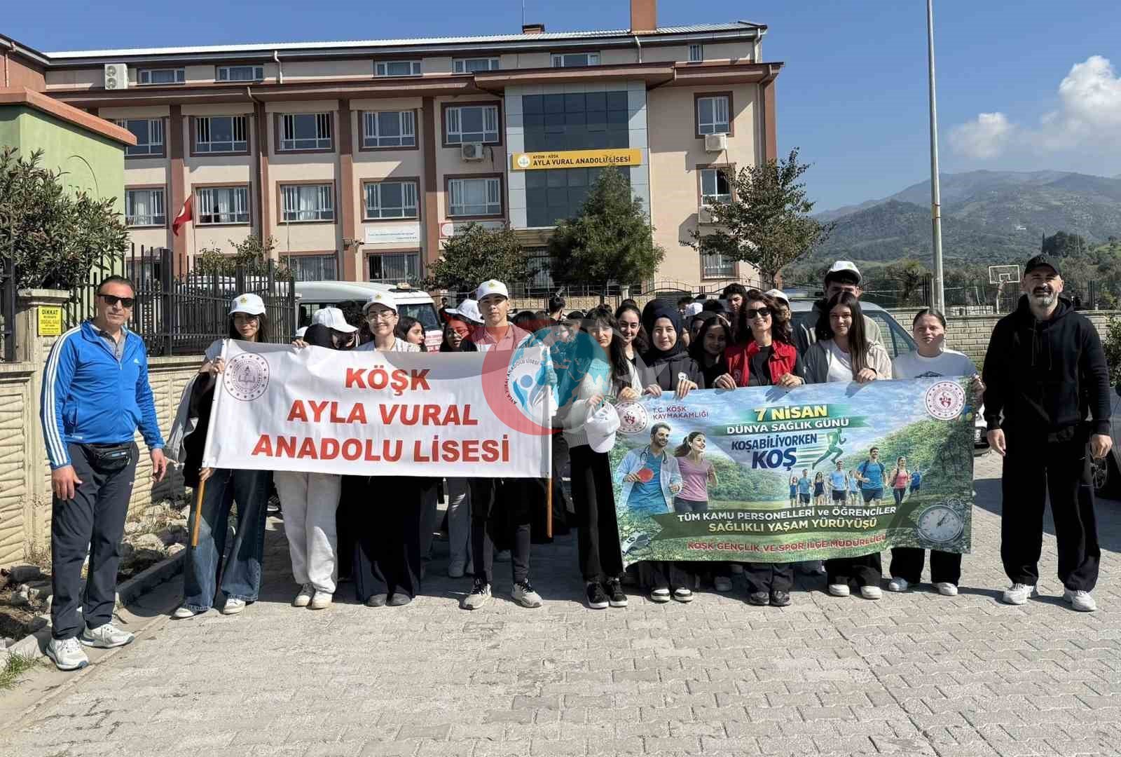Köşk&rsquo;te &rsquo;Sağlıklı Yaşam Yürüyüşü&rsquo; etkinliği yapıldı