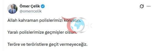 AK Partili Çelik: Teröre ve teröristlere geçit vermeyeceğiz