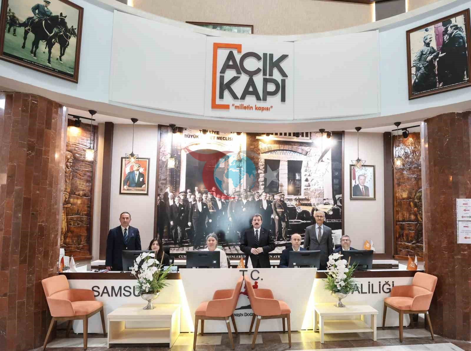 Samsun'da Açık Kapı Projesi Tam Not Aldı