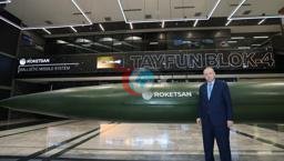 Cumhurbaşkanı Erdoğan'dan Tayfun Blok-4 füzesini imza