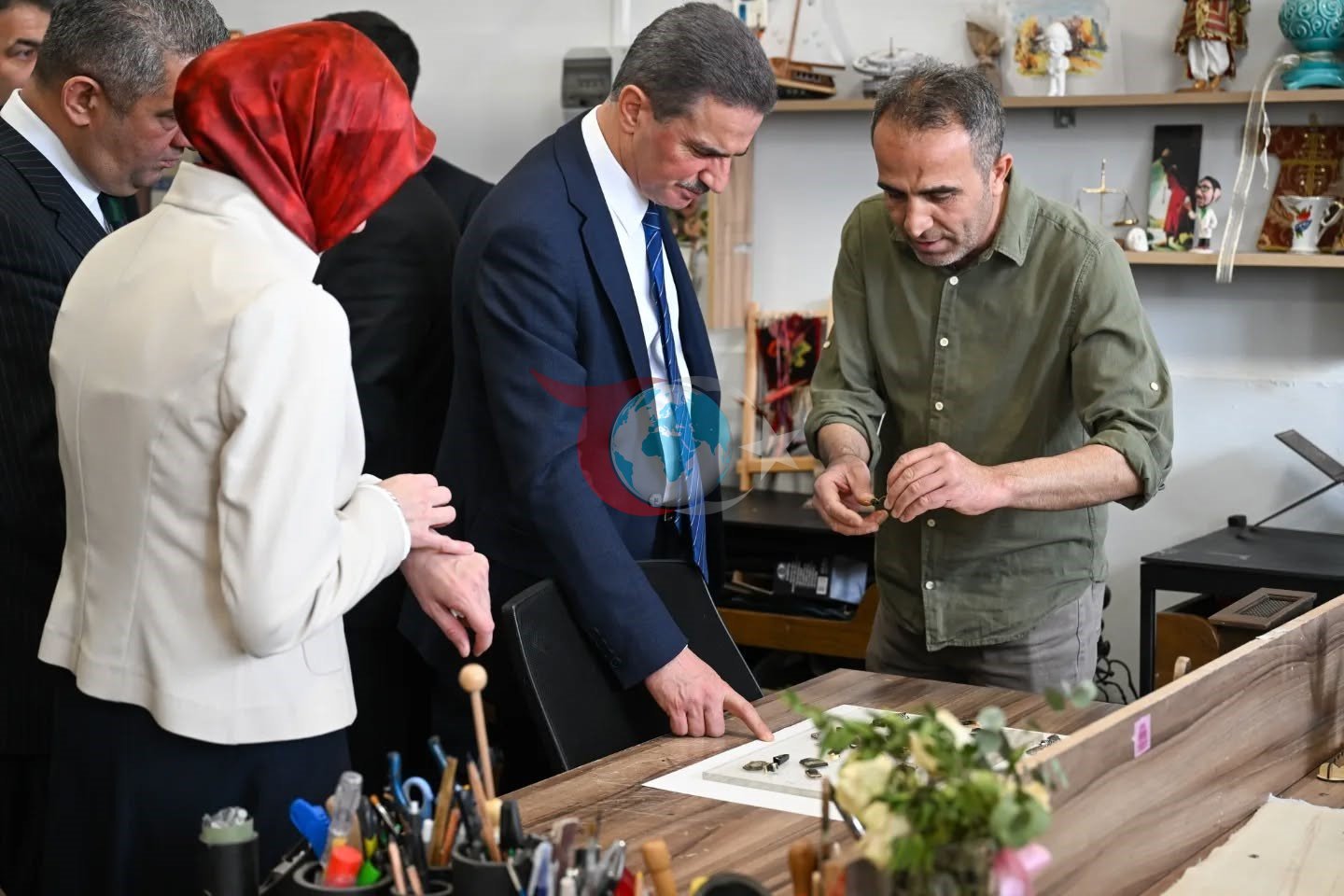 Erzurum'da 'Sanat ve Değerler' Sergisi İlgili Yoğun İlgi