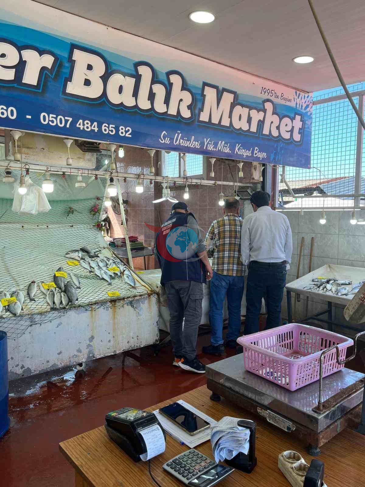 Didim&rsquo;de perakende balık satışı yapan işletmeler denetlendi