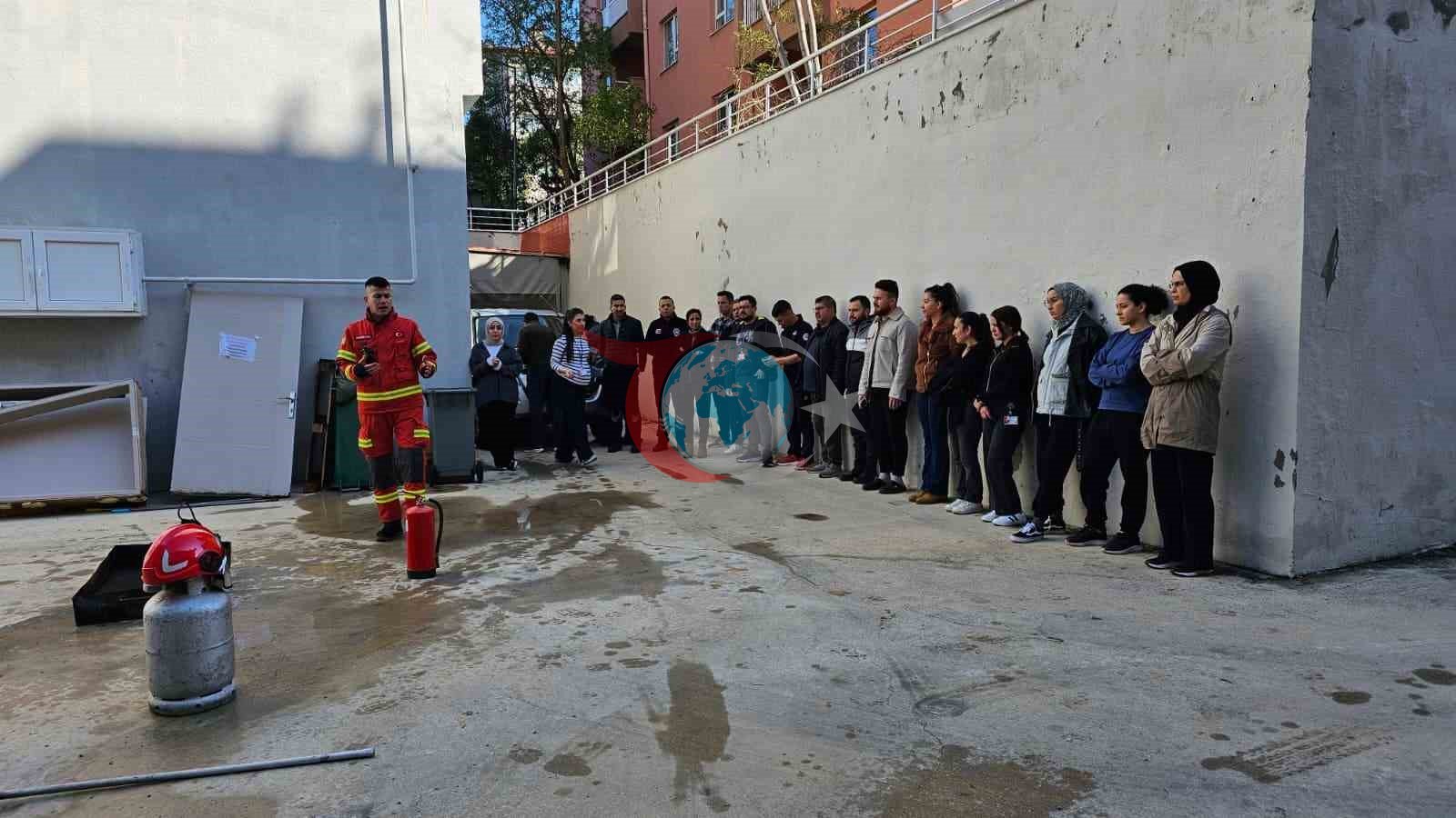 Muğla 112 personeline yangın eğitimi