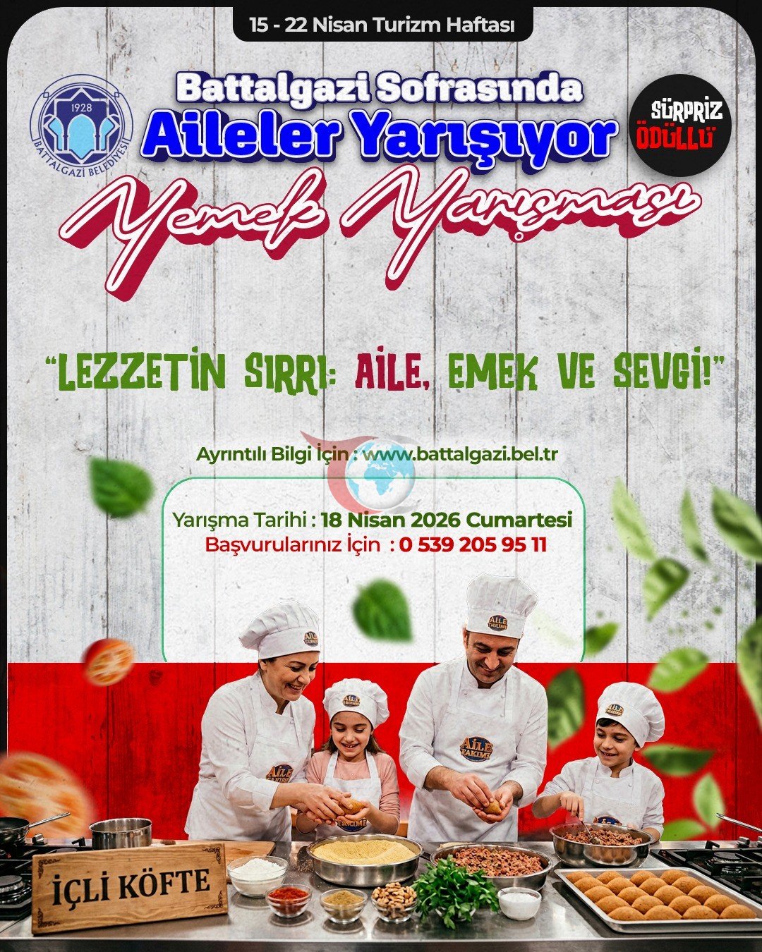 Battalgazi'de İçli Köfte Yarışması Heyecanı
