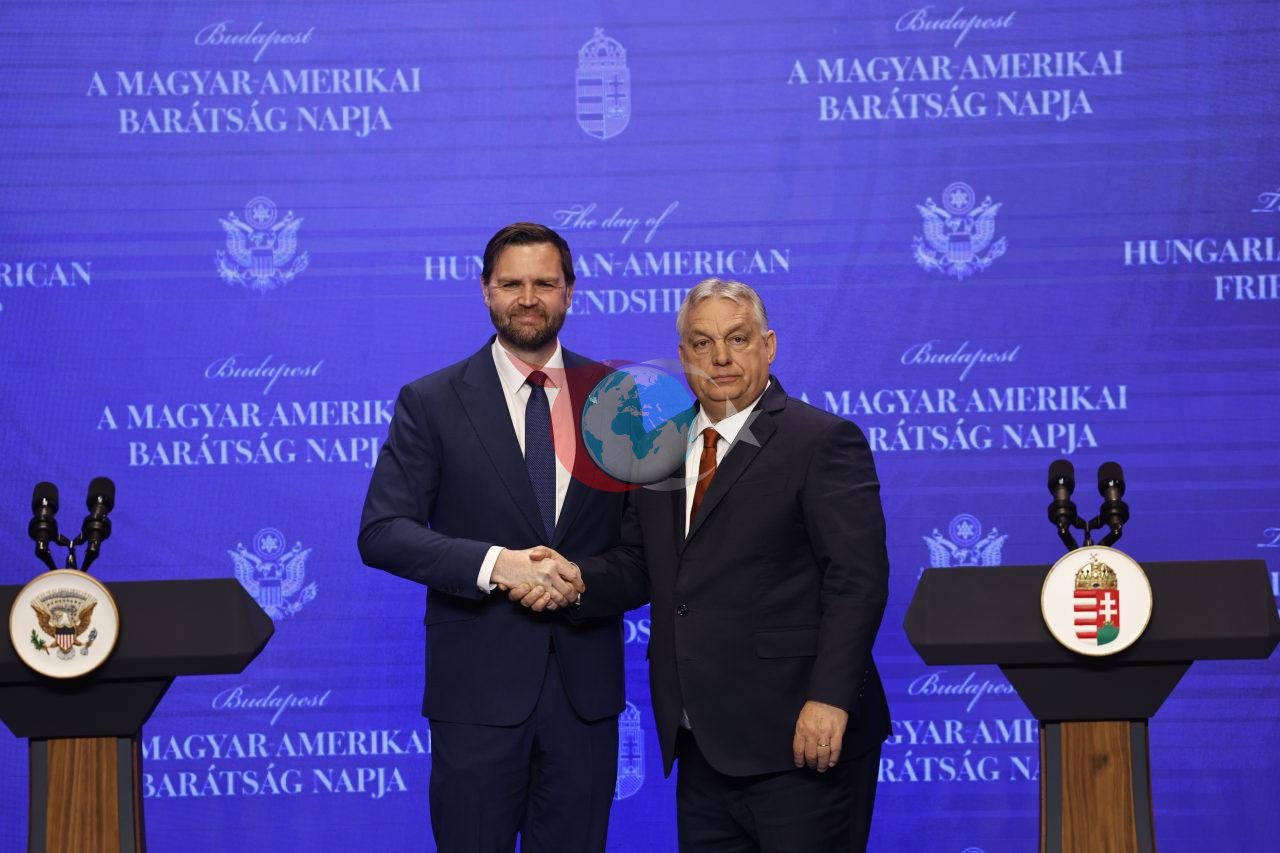 ABD Başkan Yardımcısı JD Vance ile Macaristan Başbakanı Viktor Orban, Macaristan'ın başkenti Budapeşte'de ortak basın toplantısı düzenledi.