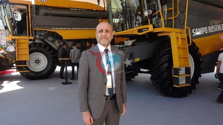 Sampo Rosenlew biçerdöverleri Türk çiftçisiyle buluştu