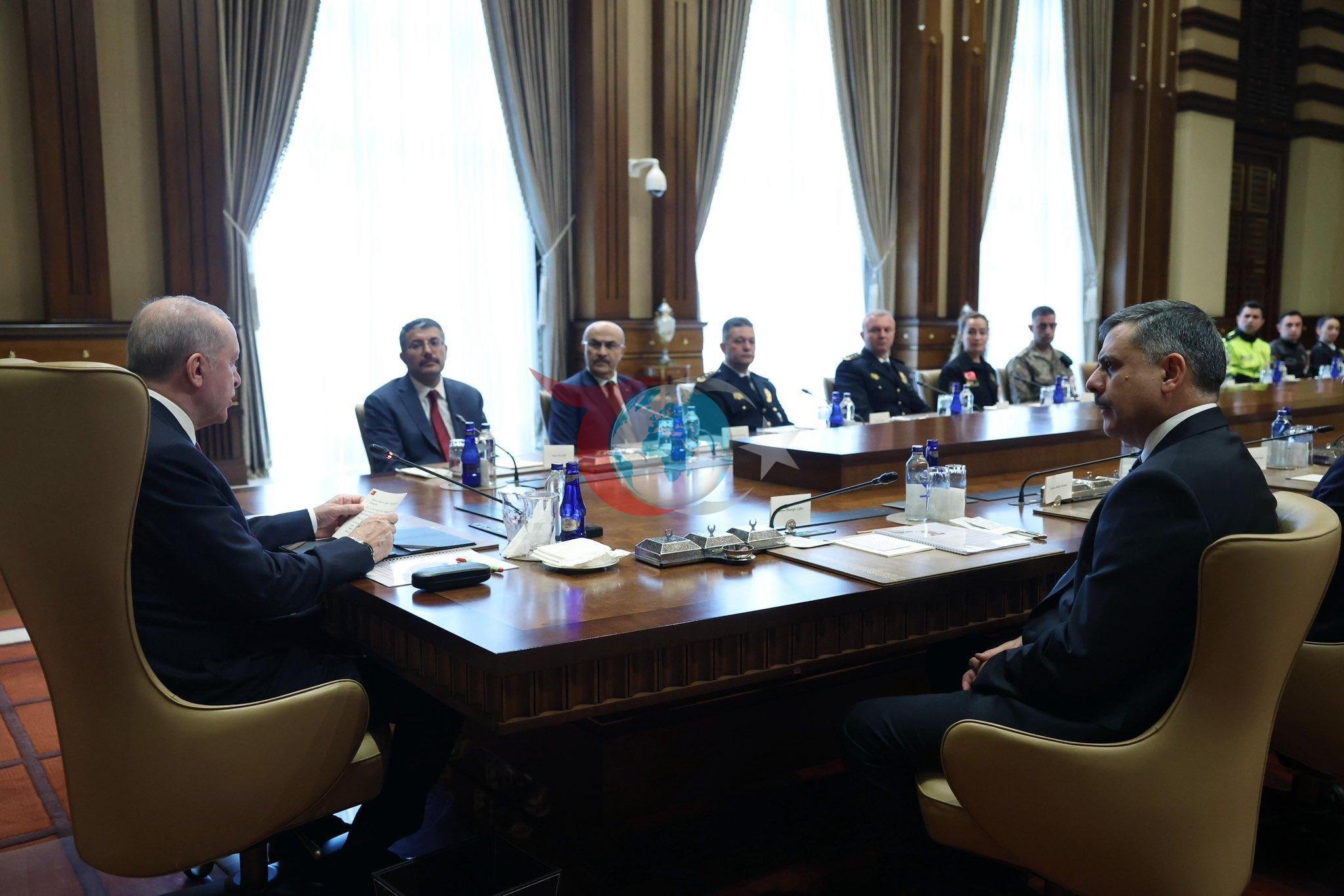 Cumhurbaşkanı Erdoğan, Polis Haftası'nda Bakan Çiftçi ile Bir Araya Geldi