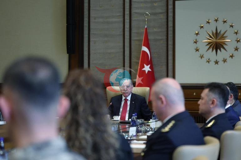 Cumhurbaşkanı Erdoğan, Polis Haftası’nda Bakan Çiftçi ve heyetini kabul etti