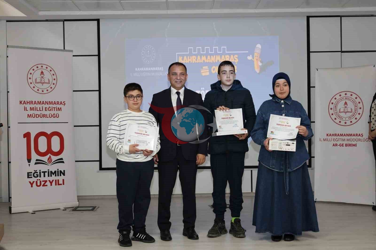 Kahramanmaraş Okuyor Projesinde ödüller sahiplerini buldu