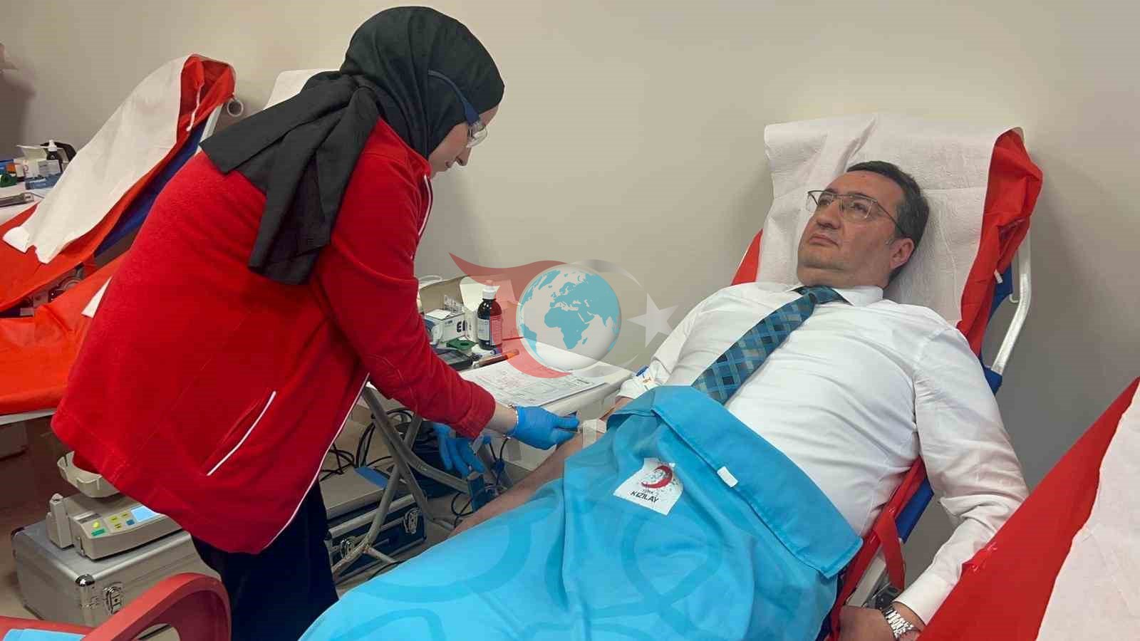 Adliye Çalışanlarına Kan Bağışı Plaketi
