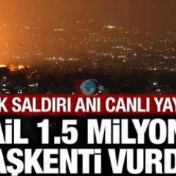 İsrail Lübnan'ın başkenti Beyrut'u vurdu: Canlı yayında alçak saldırı anı!