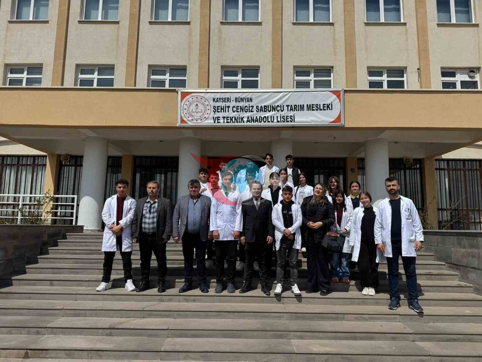 Kayseri Ticaret Borsası&rsquo;ndan Tarım Lisesi&rsquo;ne ziyaret