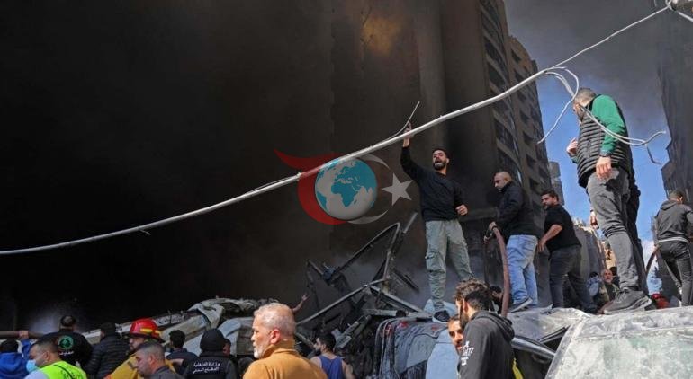 Lübnanda insanlık dramı 1,2 milyon kişi yerinden edildi, yüzlerce ölü var