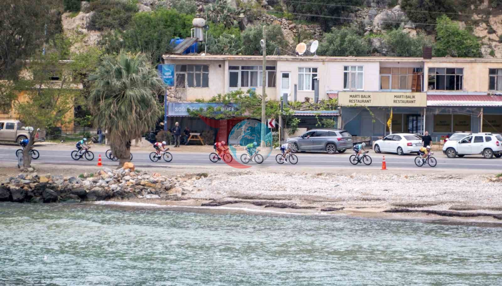 Tour Of Mersin&rsquo;in ilk etabı Anamur&rsquo;dan başladı, sporcular 118 kilometre pedalladı