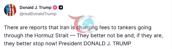 Trump’tan İran’a Hürmüz Boğazı uyarısı