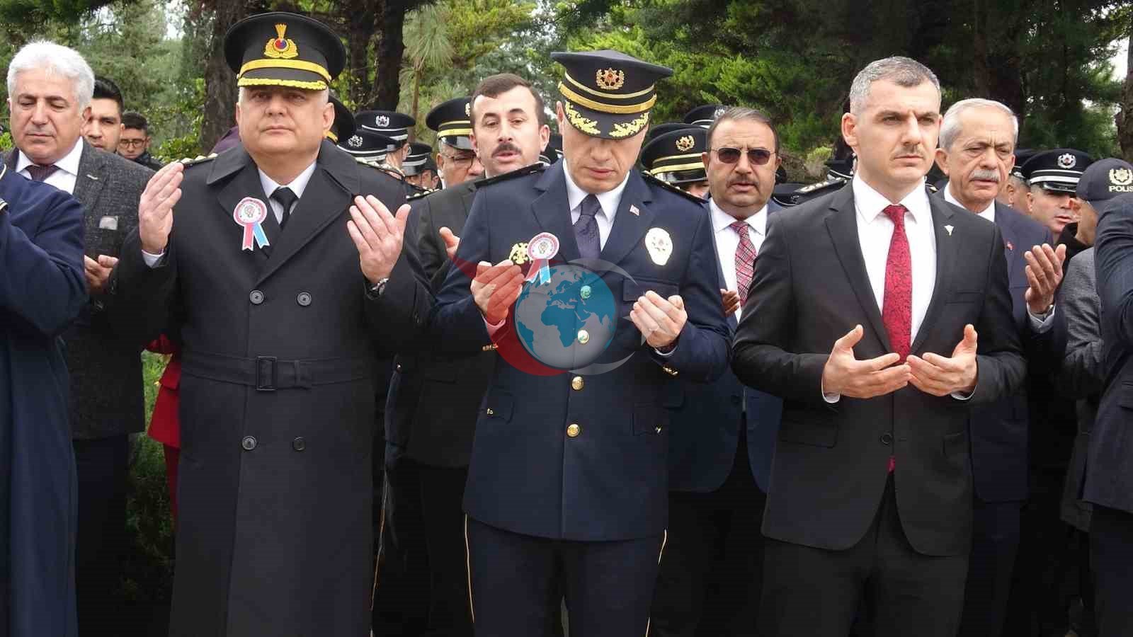 Kilis&rsquo;te Polis Teşkilatının 181. yılında şehitler anıldı