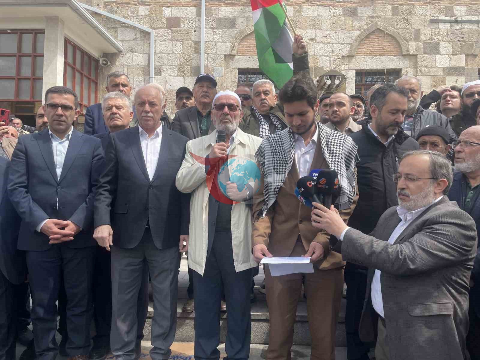 Konya&rsquo;da İsrail&rsquo;in aldığı idam kararına tepki