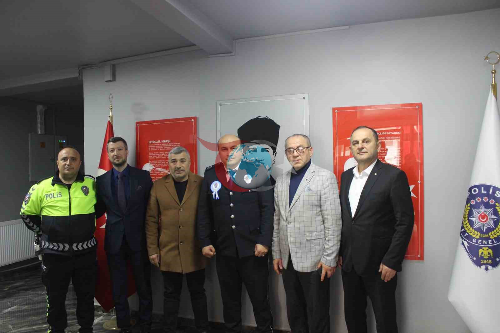 ÇTB&rsquo;den ilçe emniyetine Polis Haftası kutlaması