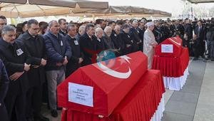 Katarda şehit olan ASELSAN teknisyenleri Ankarada son yolculuğuna uğurlandı