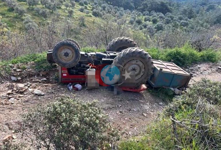 Manisada feci kaza Traktör devrildi, 3 kişi hayatını kaybetti