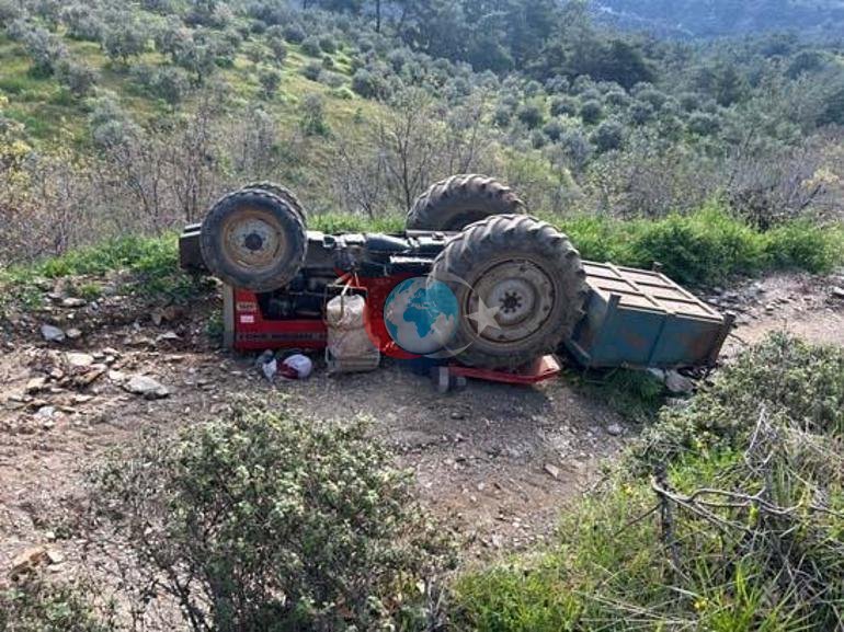 Manisada feci kaza Traktör devrildi, 3 kişi hayatını kaybetti