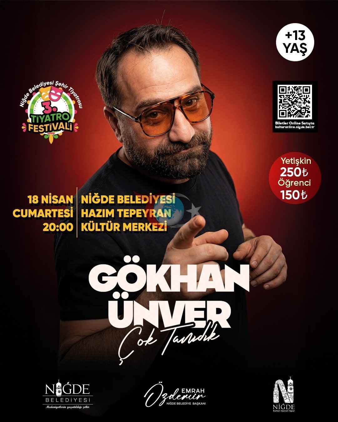 Niğde’de 3. Tiyatro Festivali heyecanı başlıyor