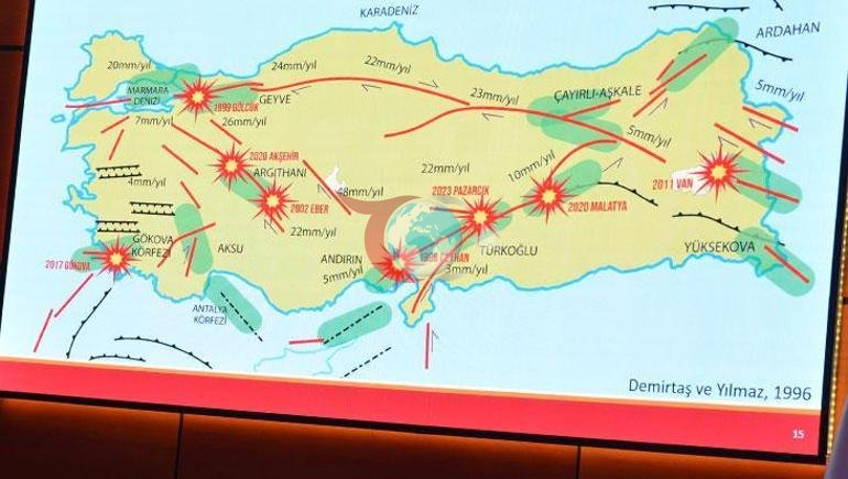7 ili ilgilenlendiren fay hattı Tehlike çok büyük, 7 üzerinde deprem olabilir