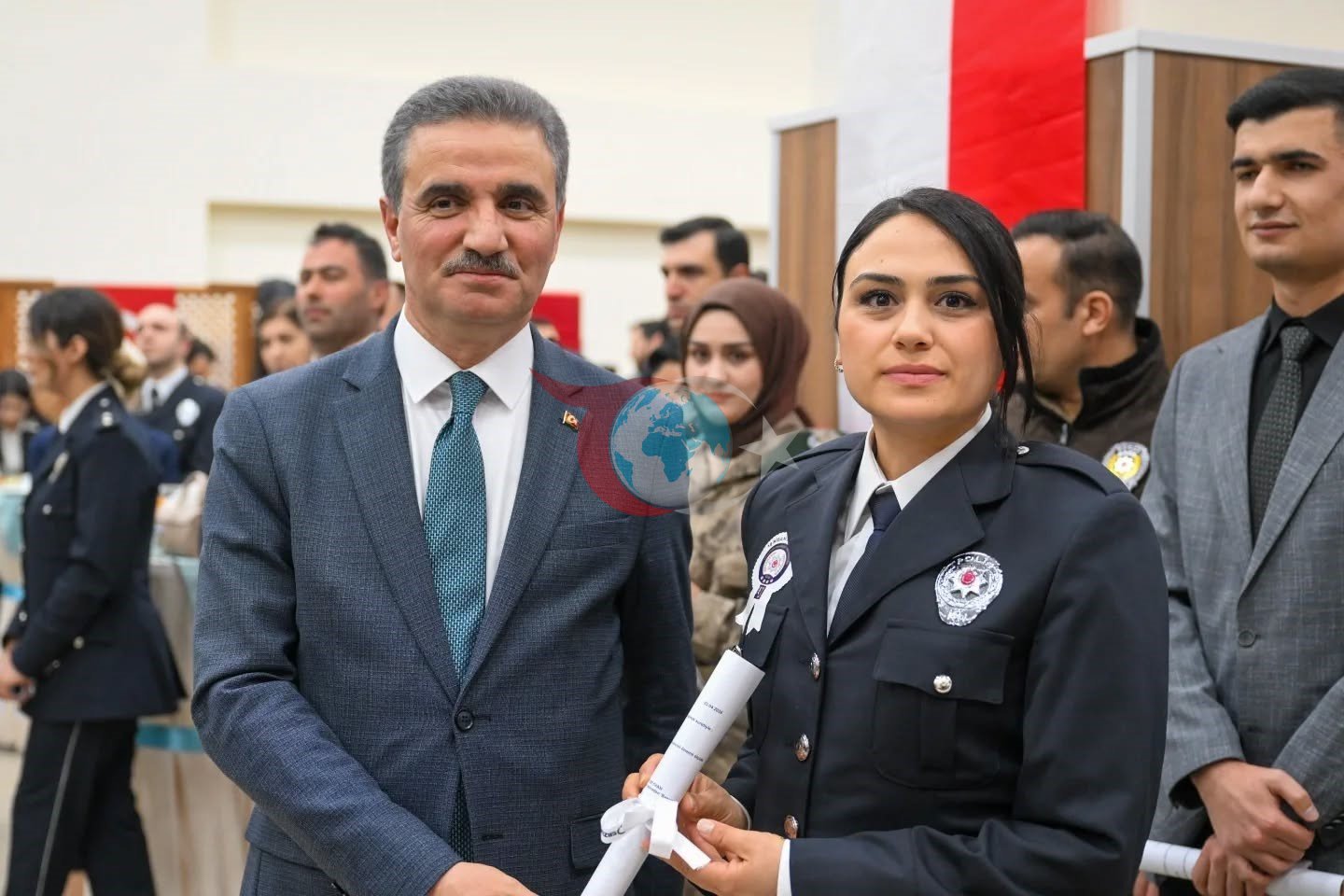Vali Aydın Baruş; polis haftası dolayısıyla düzenlenen resepsiyona katıldı