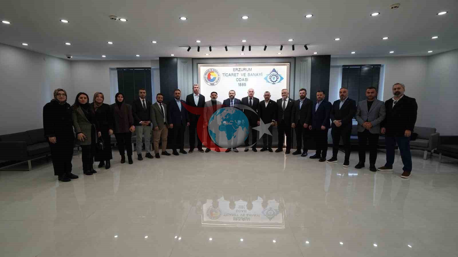 ERSİAD heyetinden ETSO&rsquo;ya ziyaret: Erzurum&rsquo;un stratejik önemi masaya yatırıldı
