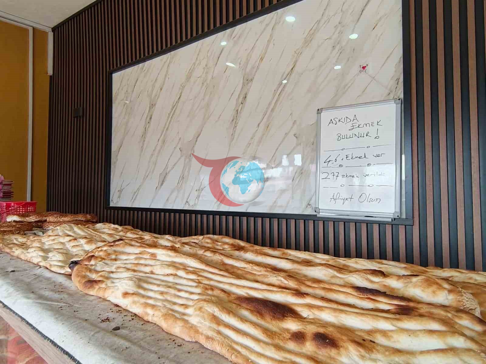 Diyadin&rsquo;de askıda ekmek dayanışması
