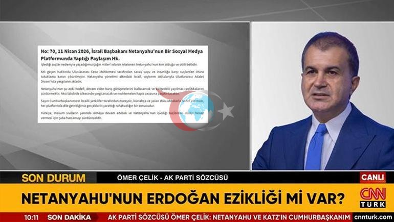 AK Parti Sözcüsü Çelik: İsrailin amacı Pakistandaki görüşmeleri sabote etmek