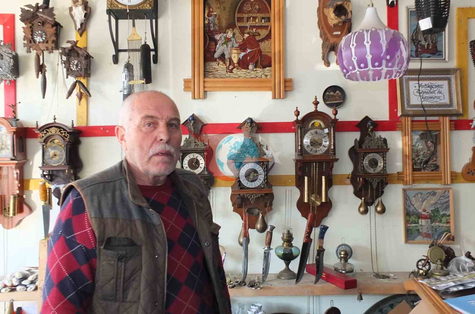 Makine teknisyenini eski merakı saat koleksiyoneri yaptı