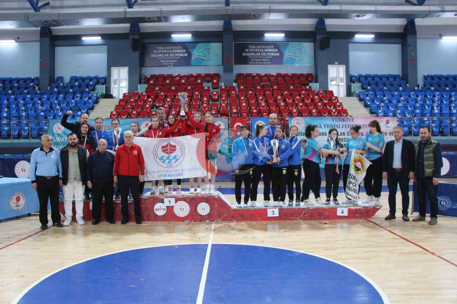 Kızlarda Trabzon erkeklerde Muğla birinci oldu