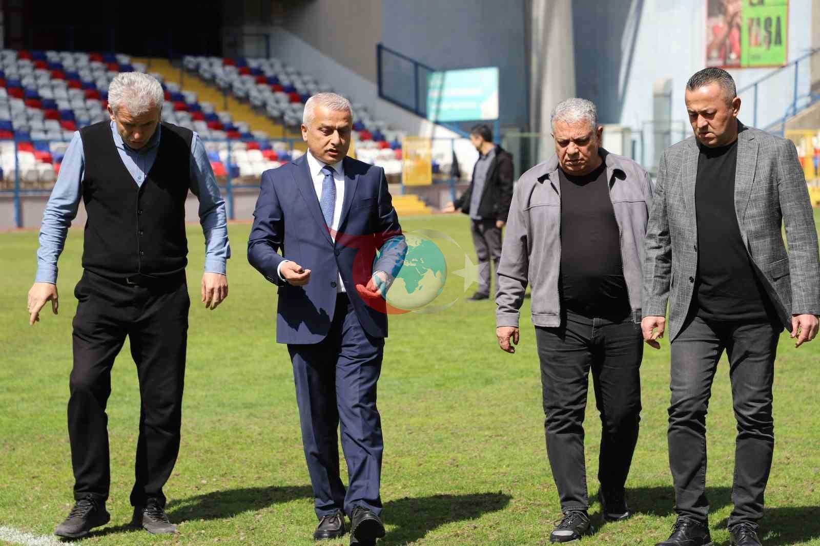 Dr. Necmettin Şeyhoğlu Stadyumu&rsquo;nda bakım çalışması başlatıldı