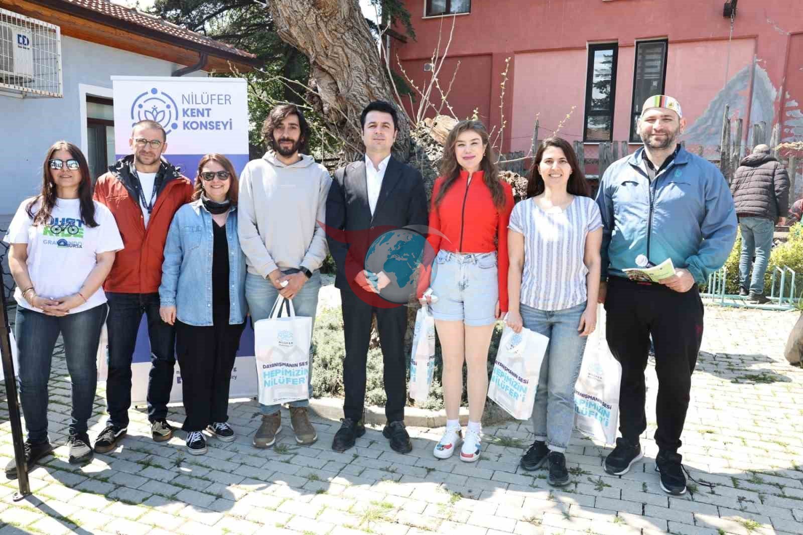 Granfondo Bursa öncesi bisikletliler Nilüfer&rsquo;de buluştu