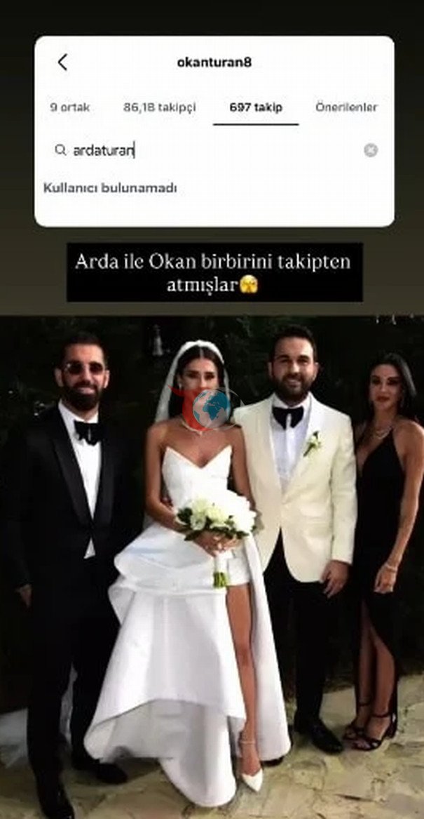 'Eltilerin Savaşı' kardeşleri küstürdü: Arda Turan, Okan'ı takipten çıktı!