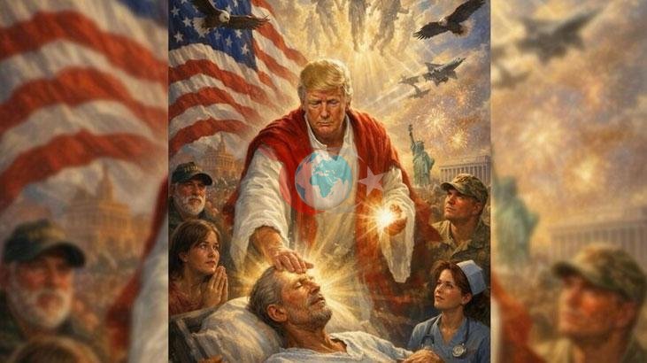 Trump, Kendisini İsa'ya Benzeten Görseli Sosyal Medyadan Kaldırdı