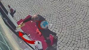 Erzurum’da bir eczacıdan kundaklama girişimi Eczanenin camını kırıp yağ döktü: O anlar kamerada