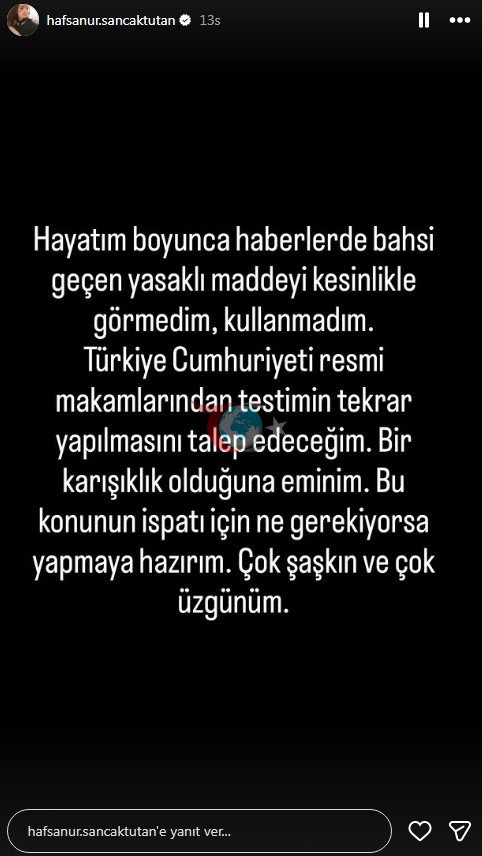 Hafsanur Sancaktutan: "Testimin yeniden yapılmasını talep edeceğim"
