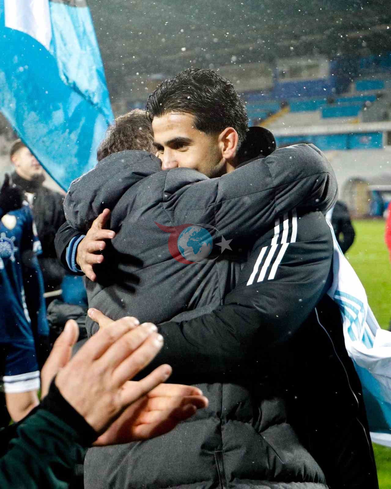 Erzurumspor’da Orbanic’e moral ziyareti, Yakup Kırtay’a 100. maç tebriği