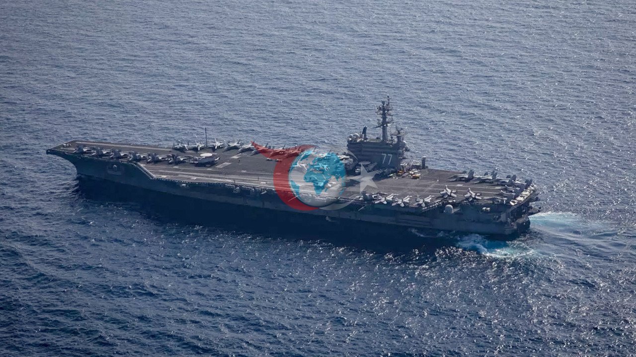 ABD Uçak Gemisi Güvenlik Nedeniyle Güzergahını Değiştirdi