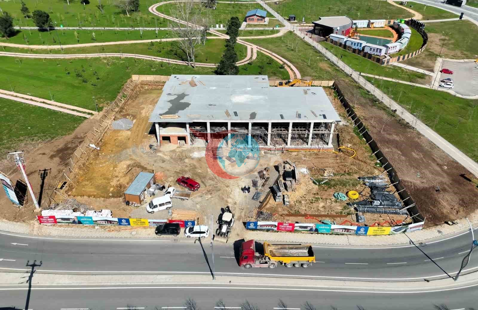 Gebze’de yeni itfaiye binasında çalışmalar yüzde 60’a ulaştı
