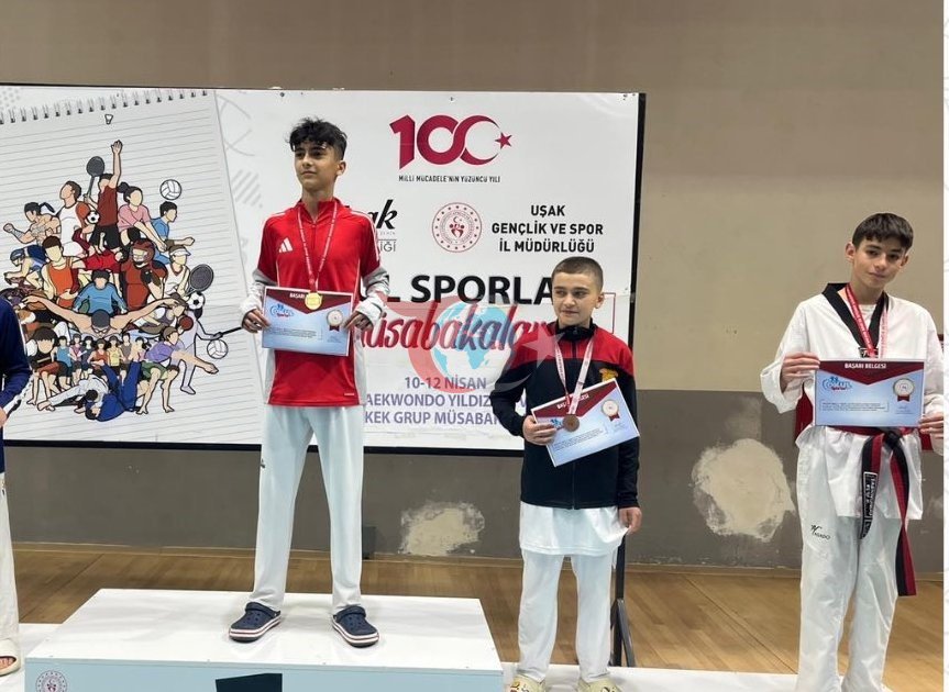 Muğlalı sporcular Uşak&rsquo;tan 3 madalya ile döndü