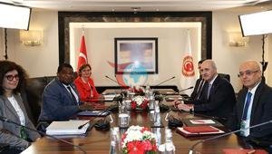 TBMM Başkanı Kurtulmuş, PAB Genel Sekreteri Chungong ve Genel Kurul Sekreteri Jabre ile görüştü